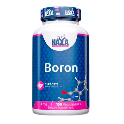 BORON - Hormon Optimalizálás, Csont Erősítés, Immunrendszer Erősítés - Szerves Bór - 100 Kapszula - Haya Supplements